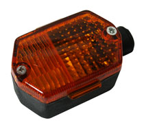 Blinker f�r MZ, SR/S51 usw. eckig Komplett, Standard Orange vorn/hinten