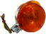 Bild vom Artikel Blinker (Glas orange) rund komplett mit Kabel, Gehäuse Chrom - Look, vorne