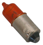 Halogenlampe Miniblinker BA9s Orange 12V 23W, Typ BA9s