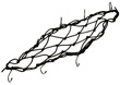 Bild vom Artikel Gepäcknetz schwarz 40 cm x 40 cm