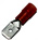 Bild vom Artikel Flachstecker isoliert 6,3 x 0,8 mm (rot)