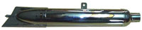Auspuff/Schalld�mpfer passend f. RT 125/0 -Fischschwanzform-