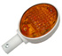 Bild vom Artikel Blinker (Lenkerblinker) kpl. Gehäuse weiss / Glas orange