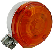 Blinker f�r MZ, S51/S70/S50 usw. rund Komplett, Chrom vorn