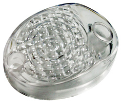 Blinkerkappe (Klarglas) f�r KR/SR4/ES usw. Wei�, Blinker hinten