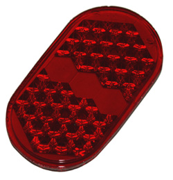 Bild vom Artikel AUFA Rücklichtglas L = 75 mm x B = 40 mm (oval)