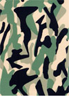 Auspuff-Styling Cover (Endschalld�mpferfolie) Dekor Camouflage