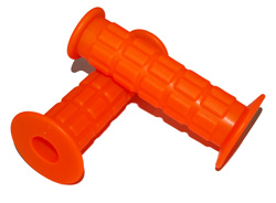 Lenkergriffgummi-Set Standardform (1 Paar) - Farbe: orange