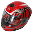 Bild vom Artikel Roadstar Integralhelm -Duke- rot / weiß / schwarz