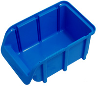 Sichtbox-Lagerbox PP, Blau (Gr��e: L�nge-315mm x Breite-145mm x H�he-125mm)
