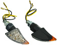 Bild vom Artikel LED-Miniblinker SRD-PRO Bauart Bow mit gelber Spitze (carbon / weiß)