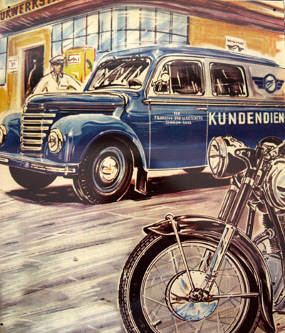 Blechschild: Ausf�hrung m. Bild Framo & AWO
