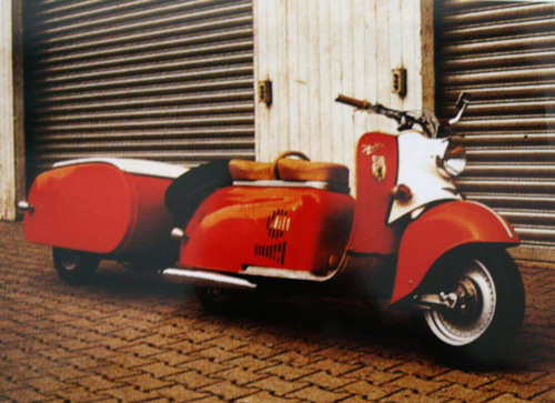 Blechschild: Ausf�hrung m. Bild Berlin Roller