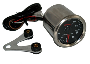 KOSO Drehzahlmesser GP-Style (D=48mm) chrom/schwarz