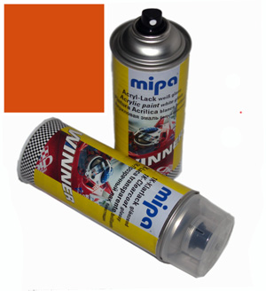 Spraydose Mipa Color RAL-Spray, Farbe: blutorange