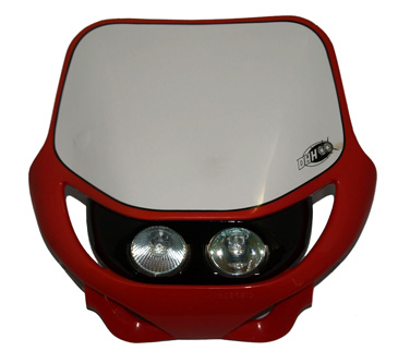 Lampenmaske / Scheinwerfermaske Acerbis -DHH- rot