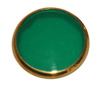Kontrollglas m. Messingfassung, gr�n