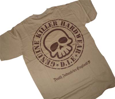 Death Industries England T-Shirt Desert Storm Killer