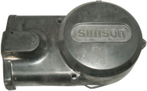Bild vom Artikel Lichtmaschinendeckel Motor pass. f. KR51-2, S51, S70, SR50, SR80, S53, S83 (Aluminium silber) mit Simson Schriftzug