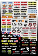 Bild vom Artikel Mega Sponsor Sticker Kit FX-01 (Aufkleber-Set)