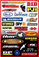 Bild vom Artikel Mega Sponsor Sticker Kit FX-04 (Aufkleber-Set)