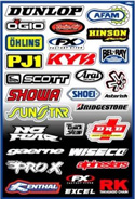 Bild vom Artikel Mega Sponsor Sticker Kit FX-05 (Aufkleber-Set)