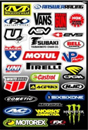 Bild vom Artikel Mega Sponsor Sticker Kit FX-06 (Aufkleber-Set)