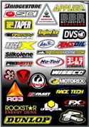 Bild vom Artikel Mega Sponsor Sticker Kit FX-07 (Aufkleber-Set)