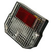 Bild vom Artikel Rücklicht eckig (134 x 104 mm) mit Kennzeichenbeleuchtung, Rücklichtglas: rot/weiß