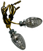 Bild vom Artikel LED Miniblinker SRD-PRO ExtraSmall spiky verchromt (Glas weiß)