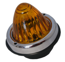Blinker AUFA (spitze Ausf�hrung) Seitenwagen komplett, Glas orange