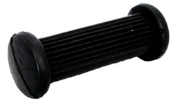 Fu�rastengummi Moped schwarz (l�ngsgerippt)