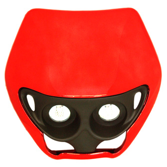 Scheinwerfermaske SRD-PRO CrossStyle metallic - rot