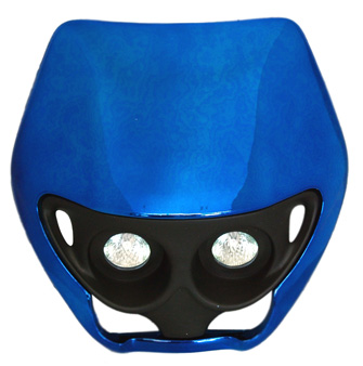 Scheinwerfermaske SRD-PRO CrossStyle metallic - blau