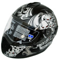 Bild vom Artikel Roadstar Integralhelm -Future- Zombie schwarz - matt