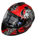 Bild vom Artikel Roadstar Integralhelm -Future- Zombie rot