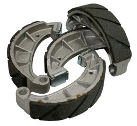 Bremsbackensatz geschlitzt (Sport - Ausf�hrung) S50/S51/S70 (4-teilig)