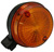 Bild vom Artikel Blinker (Glas orange) rund komplett, Gehäuse schwarz, hinten