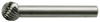 Bild vom Artikel PFERD HSS-Frässtift F 1009 6S - Z3 (Zahnung 3)