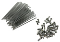 Bild vom Artikel WWS Speichensatz Chrom komplett M 4,0 x 121 mm gerade (36 Stück)