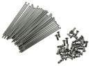 Bild vom Artikel WWS Speichensatz Chrom komplett M 4,0 x 148 mm gerade (36 Stück)