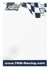 Bild vom Artikel Schreibblock (glatt) DIN A6 25 Blatt m. TKM Racing Logodruck