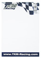 Bild vom Artikel Schreibblock (glatt) DIN A5 25 Blatt m. TKM Racing Logodruck
