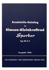 Bild vom Artikel Simson Ersatzteilkatalog f. Sperber SR4-3 (Ausgabe 1966)