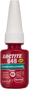 Bild vom Artikel Loctite 648 Buchsen- und Lagerkleber (zum Einkleben für Kugellager, Spalt bis 0,15 mm) 5 ml