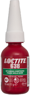 Bild vom Artikel Loctite 638 Buchsen- und Lagerkleber (zum Einkleben für Kugellager, Spalt bis 0,25 mm) 10 ml