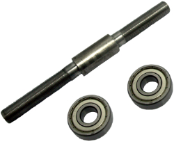 Bild vom Artikel VME Umrüstsatz Achse pass. f. SR2, SR2E, KR50 (Radlager auf Kugellager, Radachse 12,00 mm) vorne - Bremsschild Aluminium