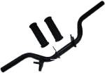 Bild vom Artikel Fußrastenträger pass. f. S50, S51, S70 verstärkt (schwarz) Seitenständer inkl. Fußrastengummi schwarz