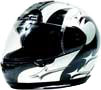 Solange der Vorrat reicht: Motorradhelm Integralhelm -Arrow-, schwarz/silber
