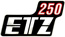 Bild vom Artikel Aufkleber f. Seitendeckel mit Aufschrift ETZ 250 (rot, schwarz, weiß)